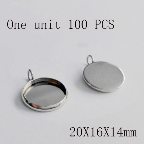 Wholesale DIY Jewelry Stainless Steel 316L Bead Caps or Pendant Caps Fittings NO.#SJ137A1265