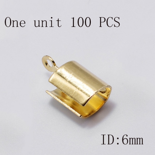 Wholesale DIY Jewelry Stainless Steel 316L Crimps and Cord Ends Fittings NO.#SJ137AG6000