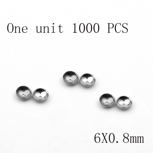 Wholesale DIY Jewelry Stainless Steel 316L Bead Caps or Pendant Caps Fittings NO.#SJ137AS3086