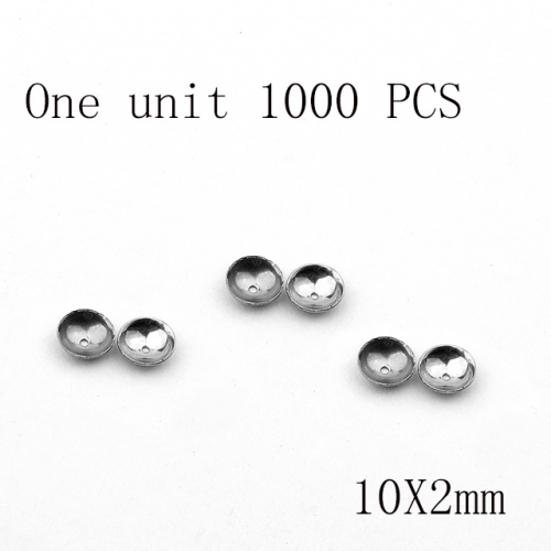 Wholesale DIY Jewelry Stainless Steel 316L Bead Caps or Pendant Caps Fittings NO.#SJ137AS3090