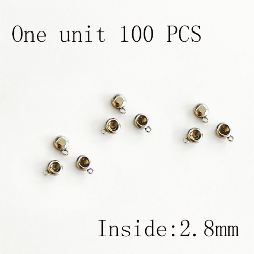 Wholesale DIY Jewelry Stainless Steel 316L Bead Caps or Pendant Caps Fittings NO.#SJ137A2800