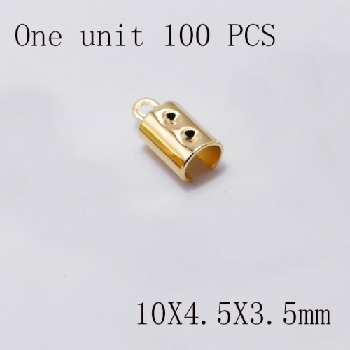 Wholesale DIY Jewelry Stainless Steel 316L Crimps and Cord Ends Fittings NO.#SJ137AG1035