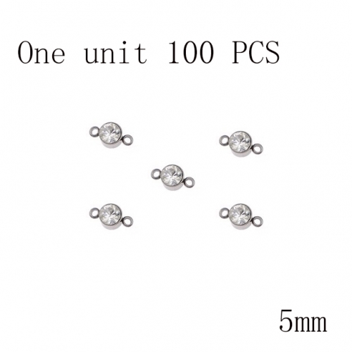 Wholesale DIY Jewelry Stainless Steel 316L Bead Caps or Pendant Caps Fittings NO.#SJ137A4001