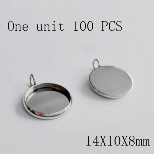 Wholesale DIY Jewelry Stainless Steel 316L Bead Caps or Pendant Caps Fittings NO.#SJ137A1262