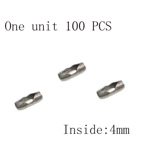 Wholesale DIY Jewelry Stainless Steel 316L Crimps and Cord Ends Fittings NO.#SJ137A1505