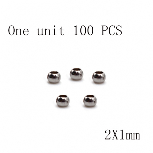 BC Wholesale DIY Jewelry Stainless Steel 316L Beads Fitting NO.#SJ137A2100
