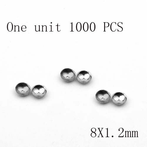 Wholesale DIY Jewelry Stainless Steel 316L Bead Caps or Pendant Caps Fittings NO.#SJ137AS3089