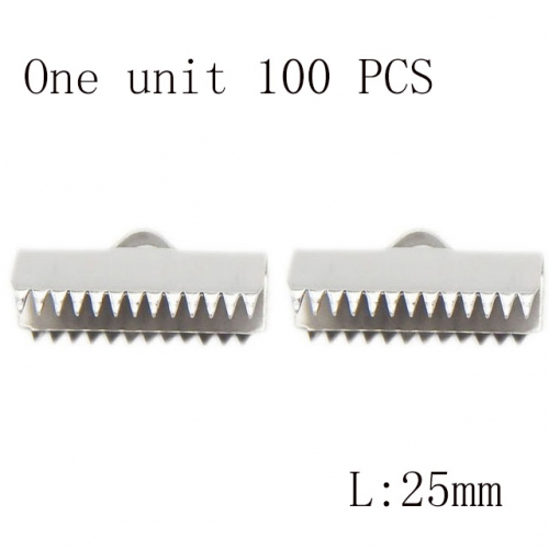 Wholesale DIY Jewelry Stainless Steel 316L Crimps and Cord Ends Fittings NO.#SJ137A2500