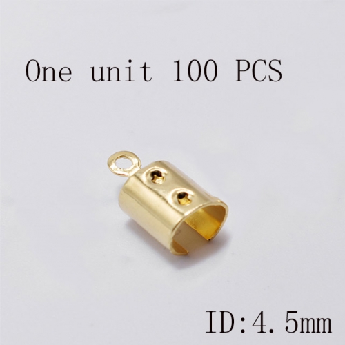 Wholesale DIY Jewelry Stainless Steel 316L Crimps and Cord Ends Fittings NO.#SJ137AG1155