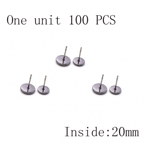 BC Wholesale DIY Jewelry Stainless Steel 316L Earrings Fitting NO.#SJ137AS070