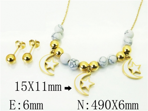 BC Wholesale Fashion Jewelry Sets Stainless Steel 316L Jewelry Sets NO.#BC91S1407HJS
