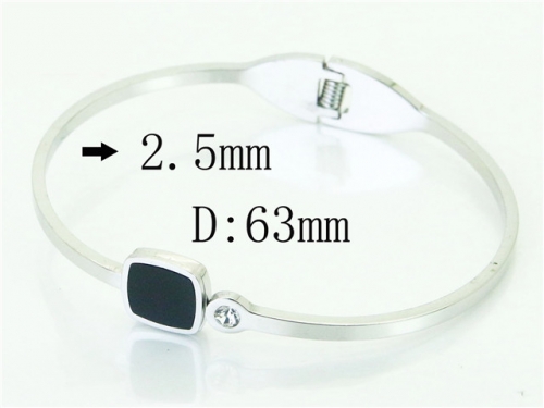 BC Wholesale Bangles Jewelry Stainless Steel 316L Bangle NO.#BC19B1038PW