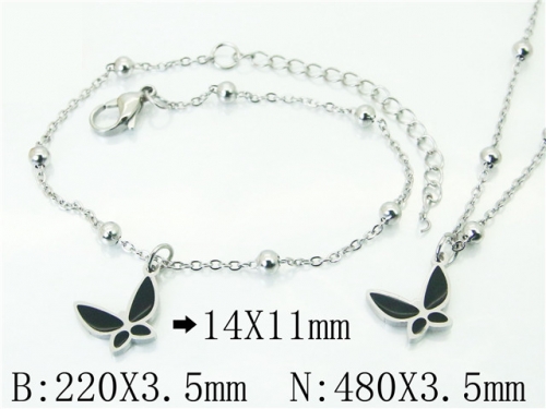 BC Wholesale Fashion Jewelry Sets Stainless Steel 316L Jewelry Sets NO.#BC91S1425HZZ