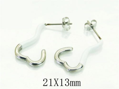 BC Wholesale Jewelry Earrings 316L Stainless Steel Earrings Or Studs NO.#BC06E0339OT