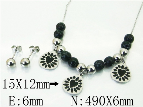 BC Wholesale Fashion Jewelry Sets Stainless Steel 316L Jewelry Sets NO.#BC91S1370HHA