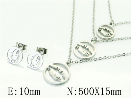 BC Wholesale Fashion Jewelry Sets Stainless Steel 316L Jewelry Sets NO.#BC57S0116MB