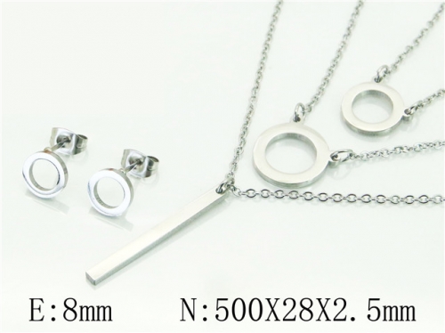 BC Wholesale Fashion Jewelry Sets Stainless Steel 316L Jewelry Sets NO.#BC57S0104MR