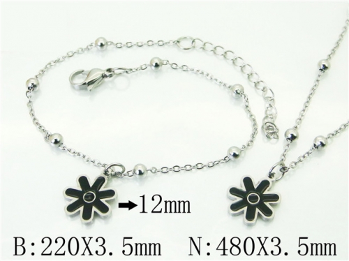 BC Wholesale Fashion Jewelry Sets Stainless Steel 316L Jewelry Sets NO.#BC91S1410HQQ