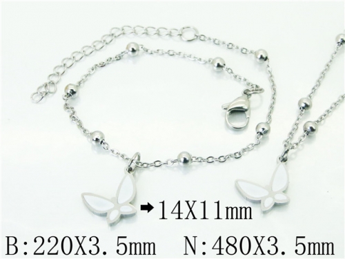 BC Wholesale Fashion Jewelry Sets Stainless Steel 316L Jewelry Sets NO.#BC91S1426HQQ