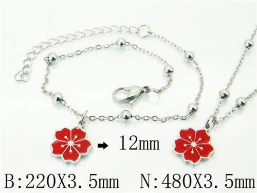 BC Wholesale Fashion Jewelry Sets Stainless Steel 316L Jewelry Sets NO.#BC91S1415HSS