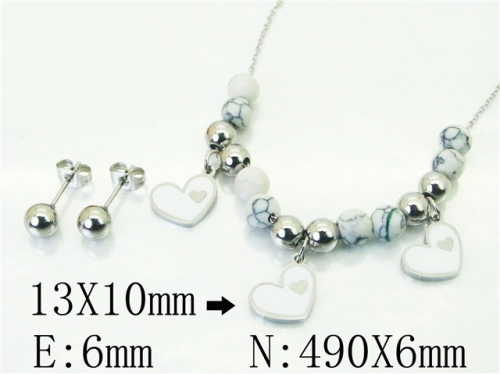 BC Wholesale Fashion Jewelry Sets Stainless Steel 316L Jewelry Sets NO.#BC91S1388HHD