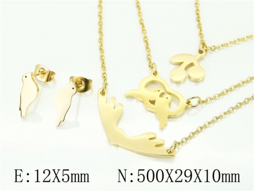 BC Wholesale Fashion Jewelry Sets Stainless Steel 316L Jewelry Sets NO.#BC57S0101NC