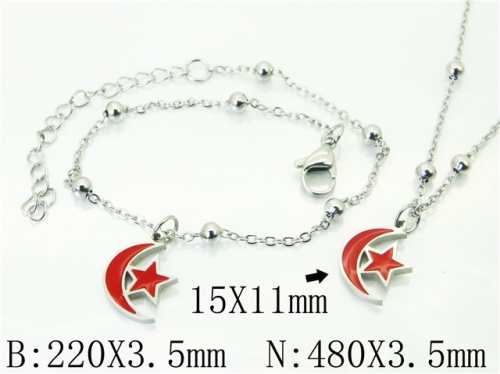 BC Wholesale Fashion Jewelry Sets Stainless Steel 316L Jewelry Sets NO.#BC91S1430HUU