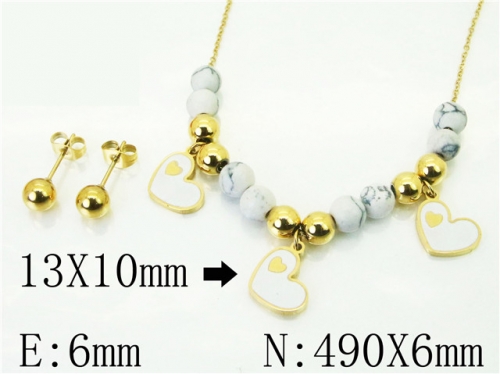 BC Wholesale Fashion Jewelry Sets Stainless Steel 316L Jewelry Sets NO.#BC91S1409HJX