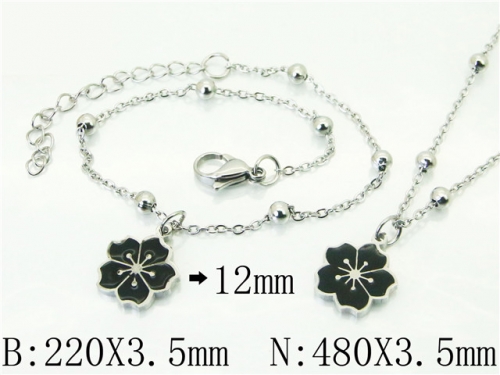 BC Wholesale Fashion Jewelry Sets Stainless Steel 316L Jewelry Sets NO.#BC91S1413HDD