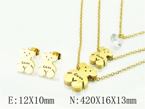 BC Wholesale Fashion Jewelry Sets Stainless Steel 316L Jewelry Sets NO.#BC57S0131NF