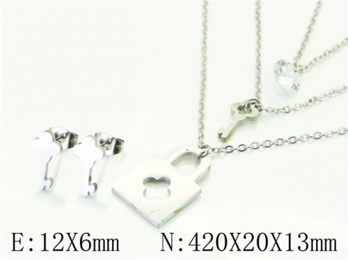 BC Wholesale Fashion Jewelry Sets Stainless Steel 316L Jewelry Sets NO.#BC57S0126ME
