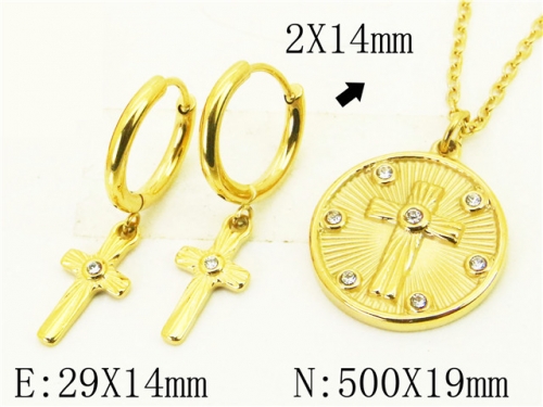 BC Wholesale Fashion Jewelry Sets Stainless Steel 316L Jewelry Sets NO.#BC06S1101HLV