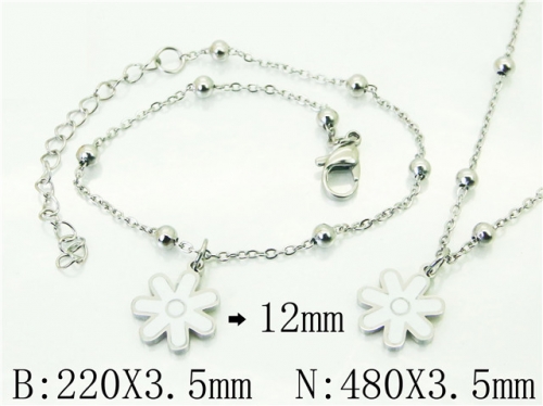 BC Wholesale Fashion Jewelry Sets Stainless Steel 316L Jewelry Sets NO.#BC91S1411HGG