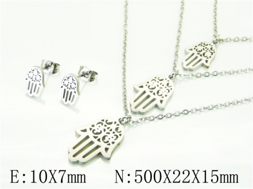 BC Wholesale Fashion Jewelry Sets Stainless Steel 316L Jewelry Sets NO.#BC57S0102ME