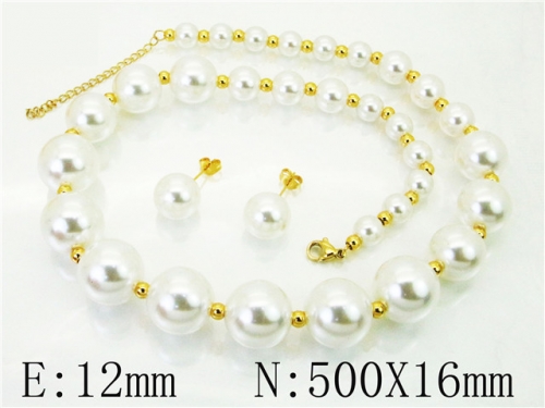 BC Wholesale Fashion Jewelry Sets Stainless Steel 316L Jewelry Sets NO.#BC59S2406HIE