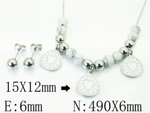 BC Wholesale Fashion Jewelry Sets Stainless Steel 316L Jewelry Sets NO.#BC91S1384HHU