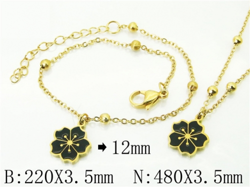 BC Wholesale Fashion Jewelry Sets Stainless Steel 316L Jewelry Sets NO.#BC91S1436HIR