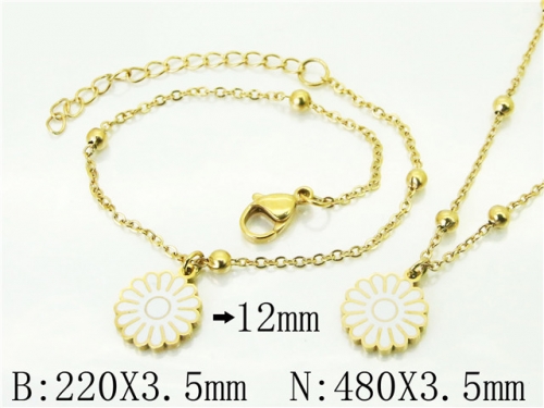 BC Wholesale Fashion Jewelry Sets Stainless Steel 316L Jewelry Sets NO.#BC91S1443HIQ