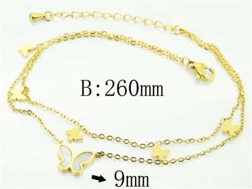BC Wholesale Anklets Jewelry Stainless Steel 316L Anklets NO.#BC32B0736HSS