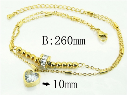BC Wholesale Anklets Jewelry Stainless Steel 316L Anklets NO.#BC32B0733HDF
