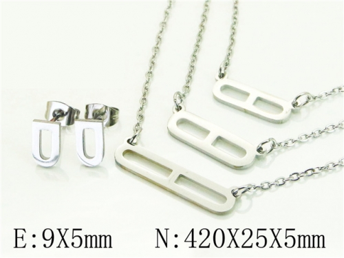 BC Wholesale Fashion Jewelry Sets Stainless Steel 316L Jewelry Sets NO.#BC57S0122MG