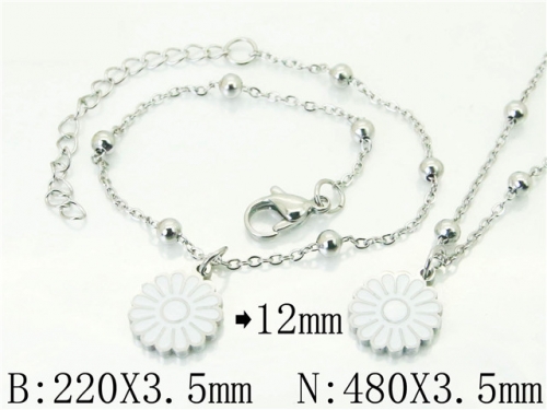 BC Wholesale Fashion Jewelry Sets Stainless Steel 316L Jewelry Sets NO.#BC91S1420HSS