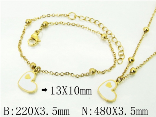 BC Wholesale Fashion Jewelry Sets Stainless Steel 316L Jewelry Sets NO.#BC91S1446HIZ