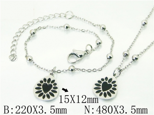 BC Wholesale Fashion Jewelry Sets Stainless Steel 316L Jewelry Sets NO.#BC91S1416HWW