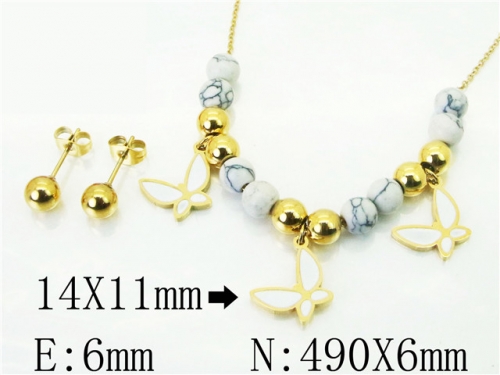 BC Wholesale Fashion Jewelry Sets Stainless Steel 316L Jewelry Sets NO.#BC91S1408HJZ
