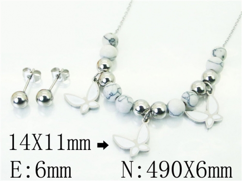 BC Wholesale Fashion Jewelry Sets Stainless Steel 316L Jewelry Sets NO.#BC91S1387HHR