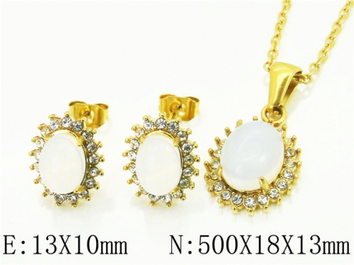 BC Wholesale Fashion Jewelry Sets Stainless Steel 316L Jewelry Sets NO.#BC06S1111IJF