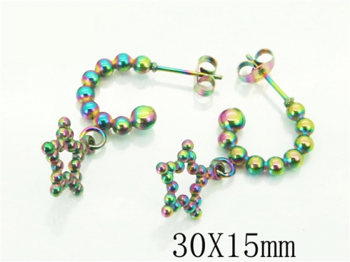 BC Wholesale Jewelry Earrings 316L Stainless Steel Earrings Or Studs NO.#BC70E1191MQ