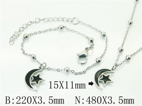 BC Wholesale Fashion Jewelry Sets Stainless Steel 316L Jewelry Sets NO.#BC91S1428HAA