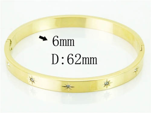 BC Wholesale Bangles Jewelry Stainless Steel 316L Bangle NO.#BC14B0261HHS